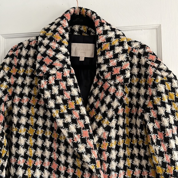 J.Crew Collection Lurex tweed oversized coat - Picture 5 of 11
